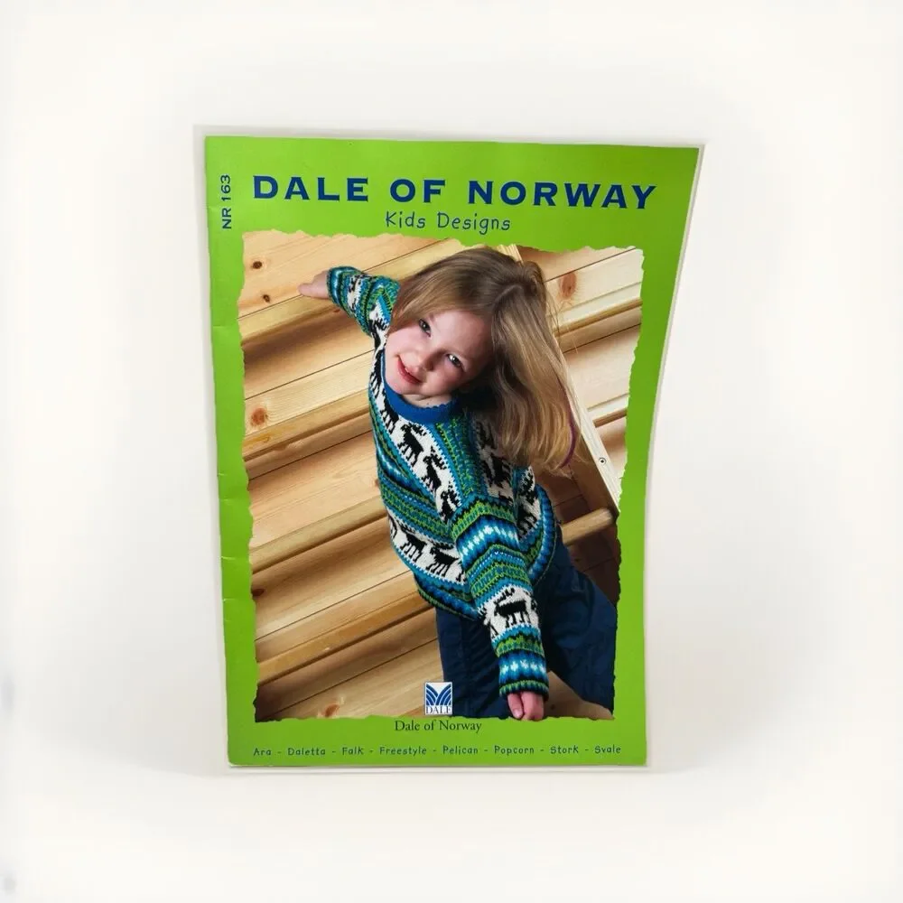 Dale of Norway 163 Kids Designs Ages 2 to 12 years Knitting Pattern Book